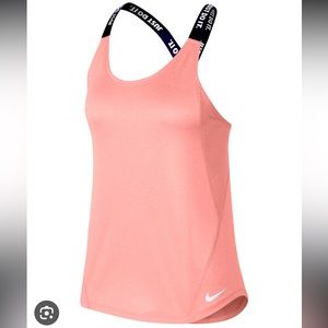 Nike Pink Elastika Athletic Tank Top